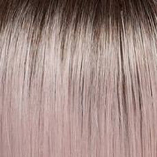 Frost Pure White with Pink Blended. Shaded with Dark Natural Ash Blonde