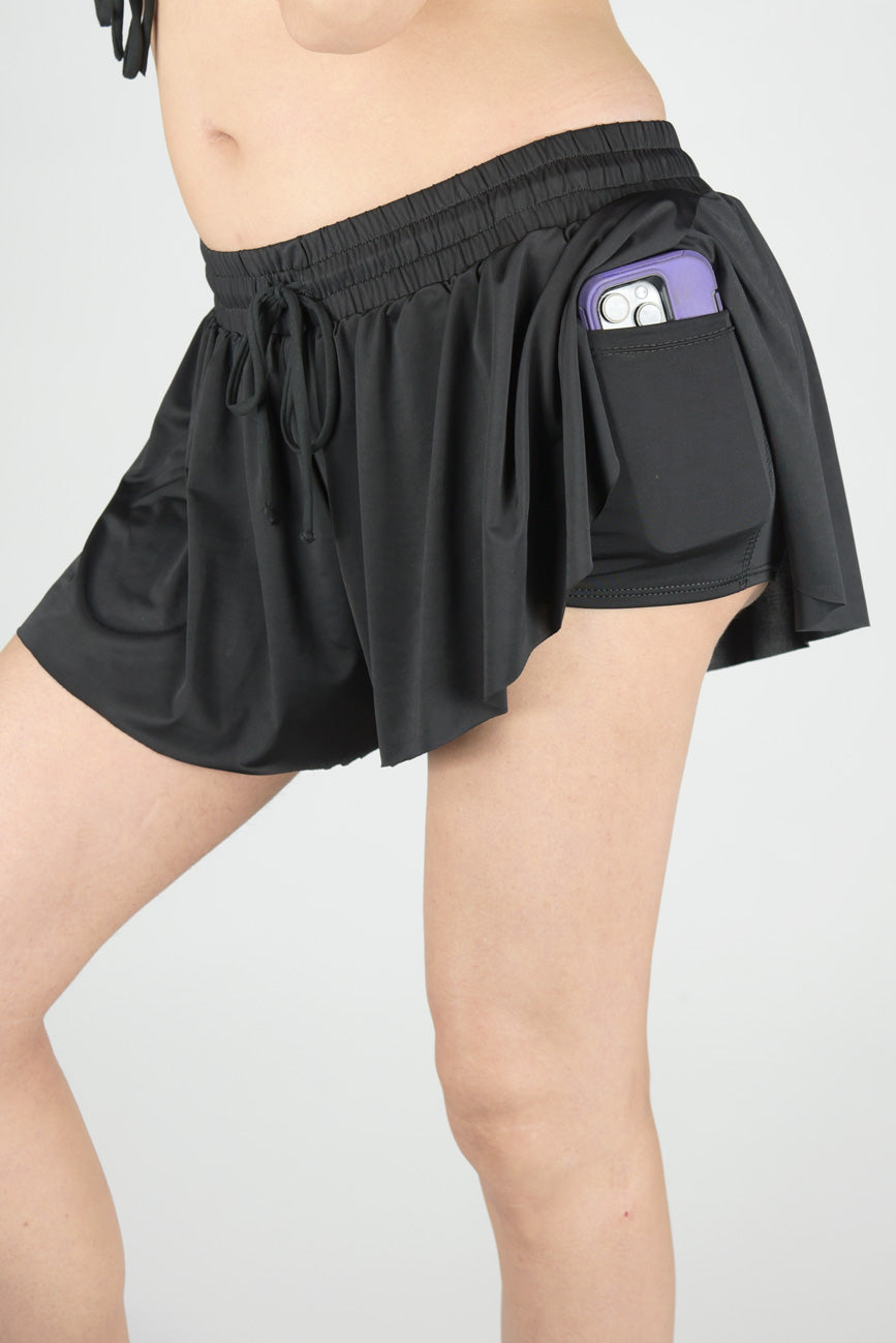 En Femme Booty Shorts with Cell Phone Pocket