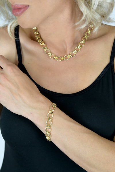Fabulous Ball pin Joint Necklace for larger neck sizes