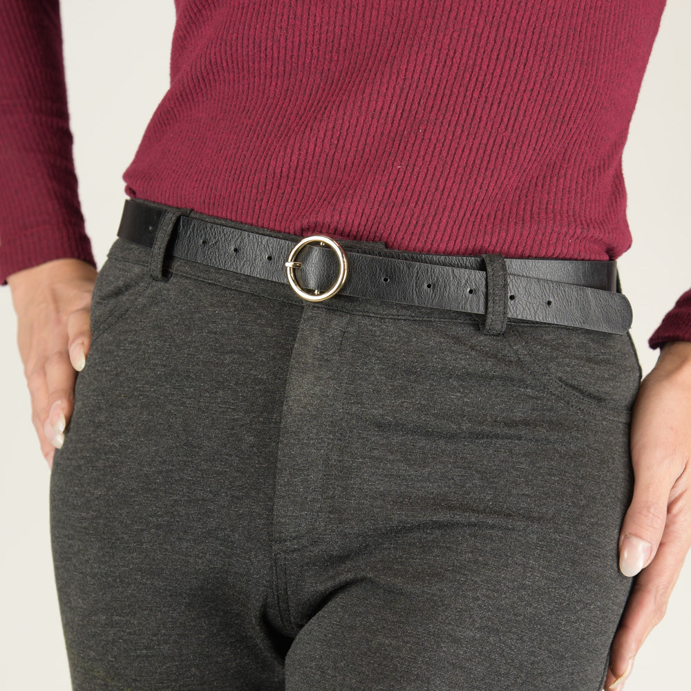 Circle Buckle Belt