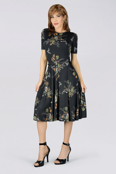 Exclusive En Femme Midi Fit n Flare Dress