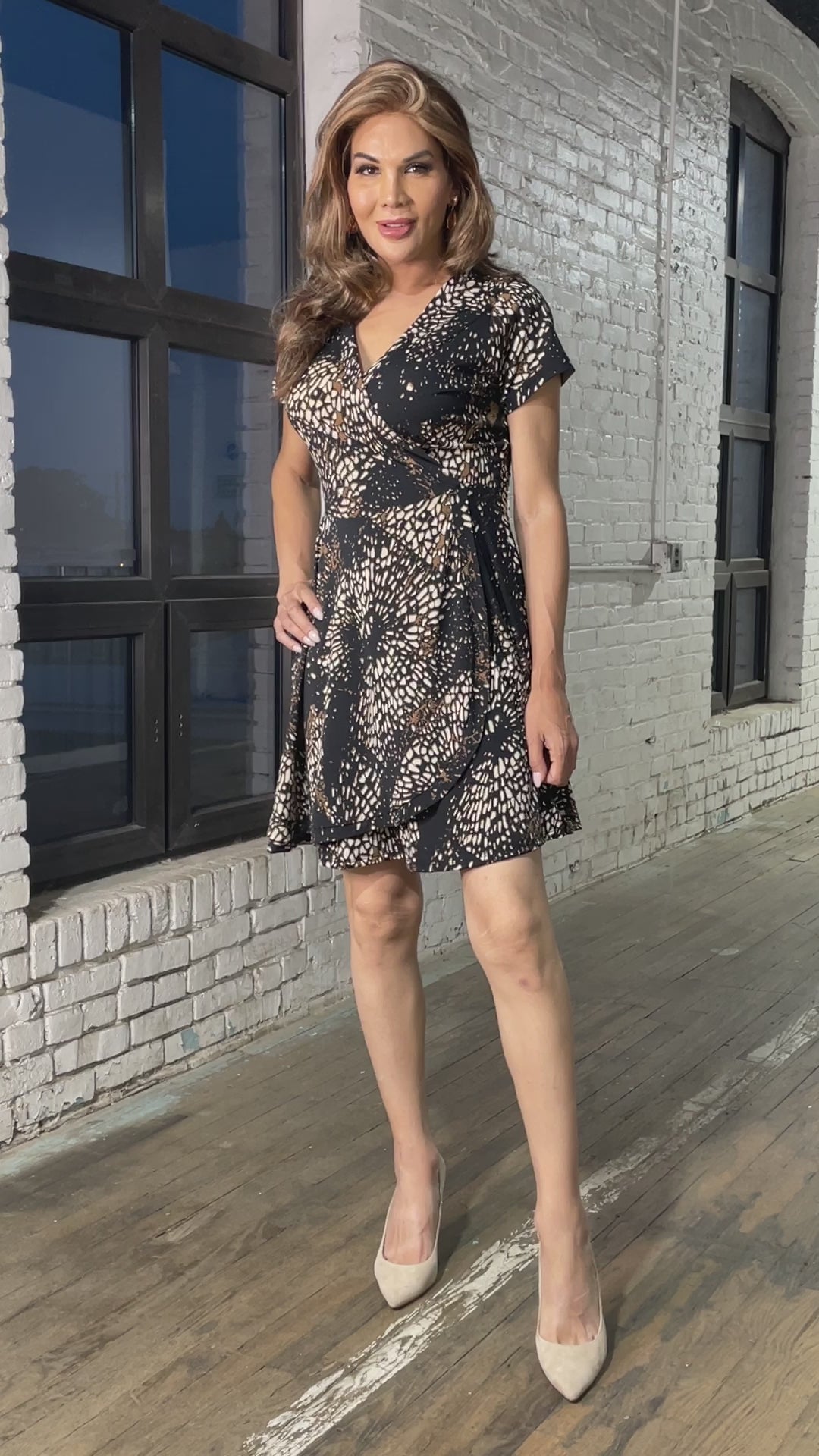 Fabulous En Femme Wrap Dress