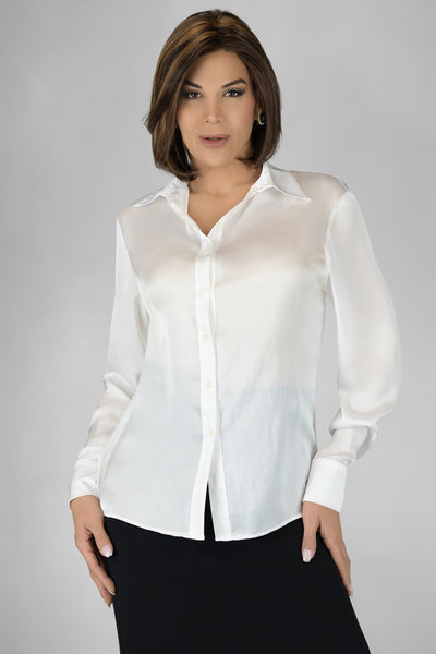 En Femme Fabulous Satin Blouse