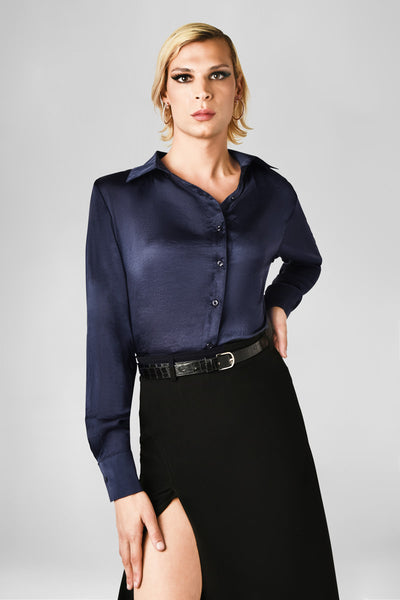 En Femme Fabulous Satin Blouse