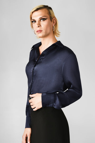 En Femme Fabulous Satin Blouse