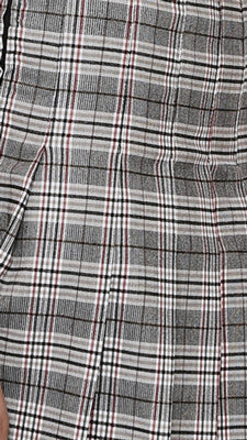 En Femme Pleated Plaid Skirt