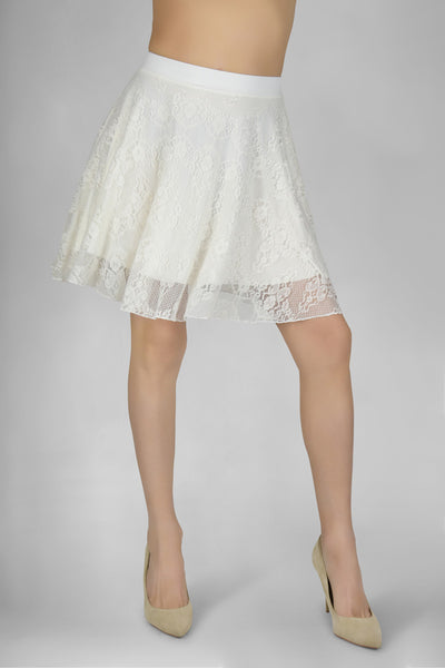 En Femme Lace Swing Skirt