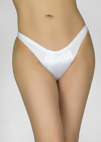 Glamour Boutique's Gaff Thong Underwear Male-to-Female Tucking Panties  (X-Small, White)