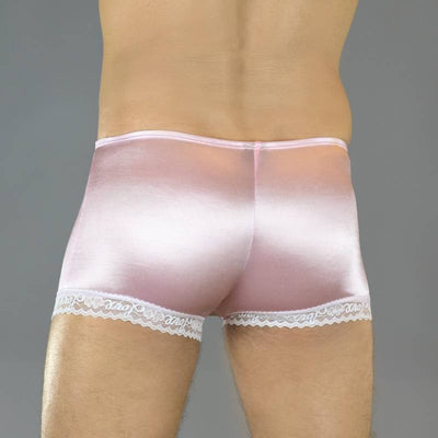 Pink Satin Hot Pant