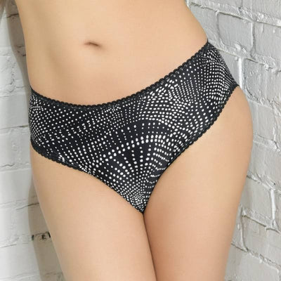 Soft Smooth Panty with pico elastic Leg Trim - Modern Dot Print