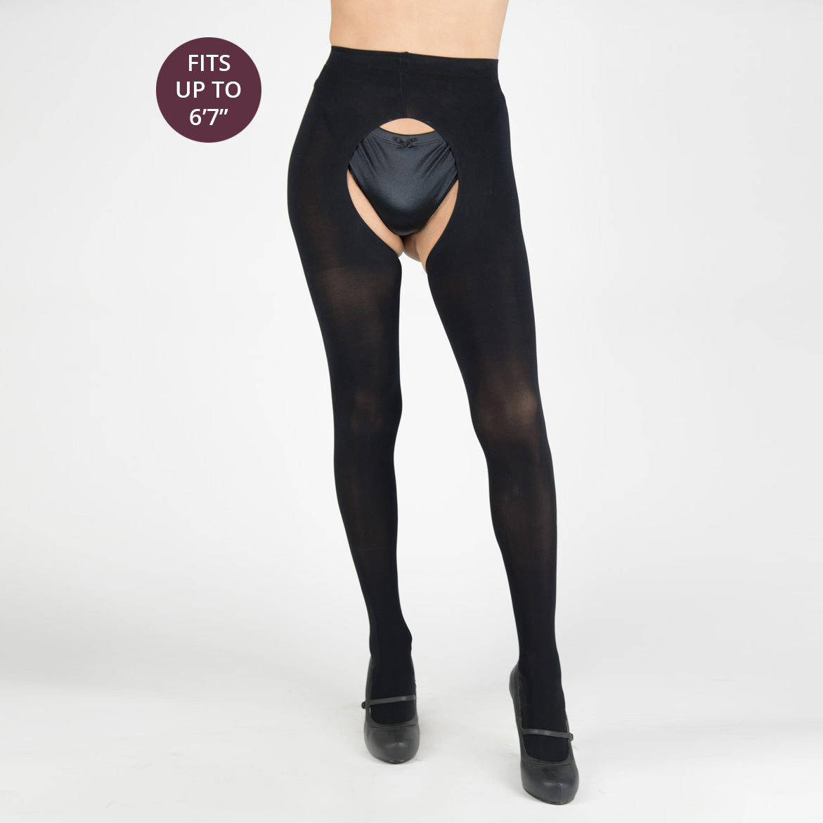 OUVERT60 Opaque Suspender Tights