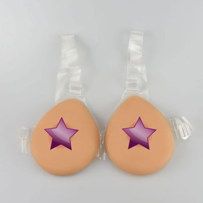 Perfectly Perky Oval Silicone Breast Forms