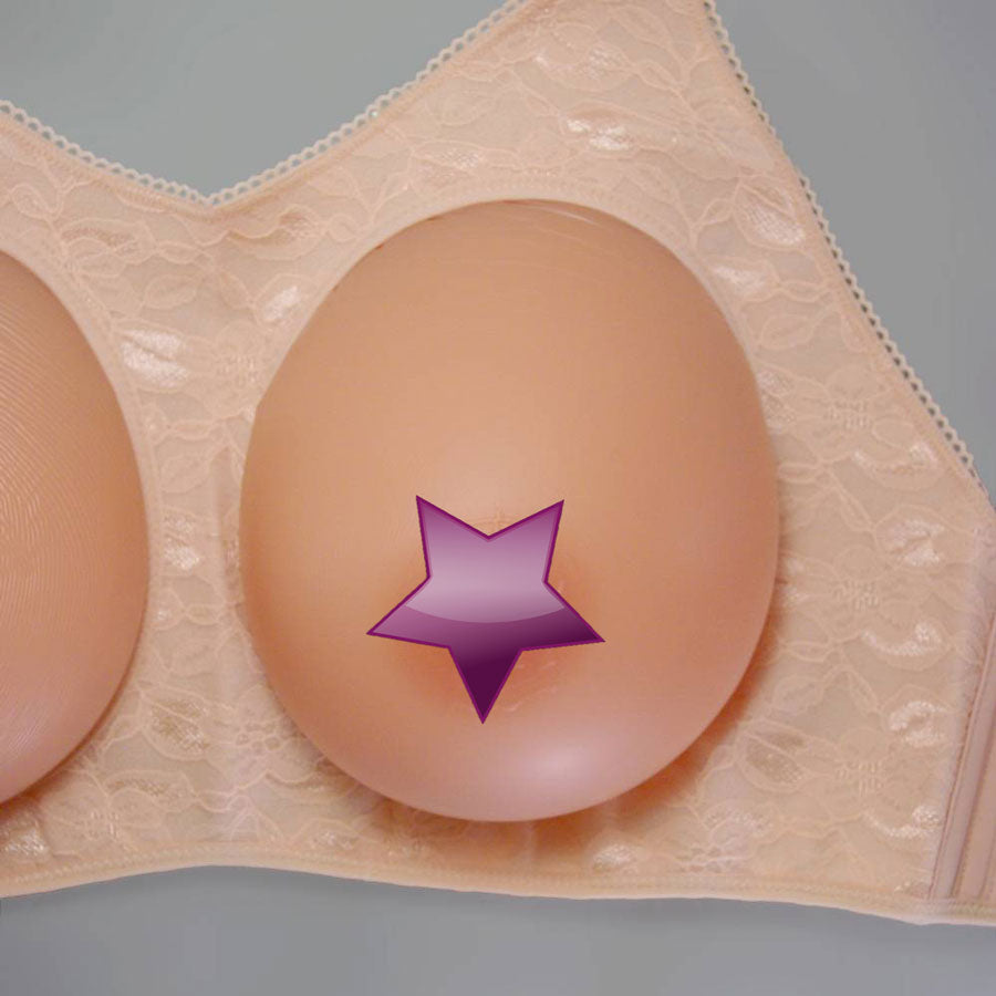 Premium Open Breast Bra with Silicone Forms