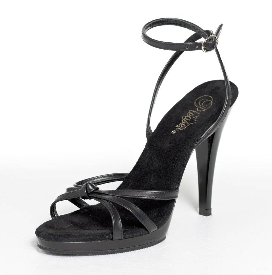 Sizzling Strappy Heel - Black