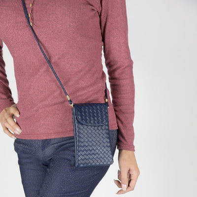 Woven Cross Body Bag