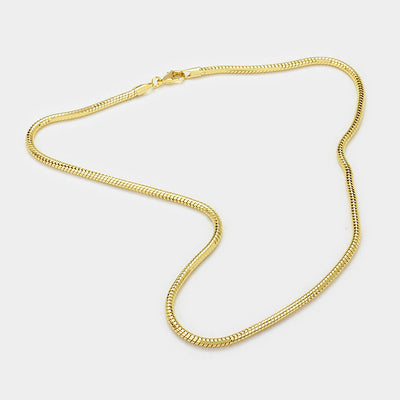 Classic 20in Snake Chain Necklace