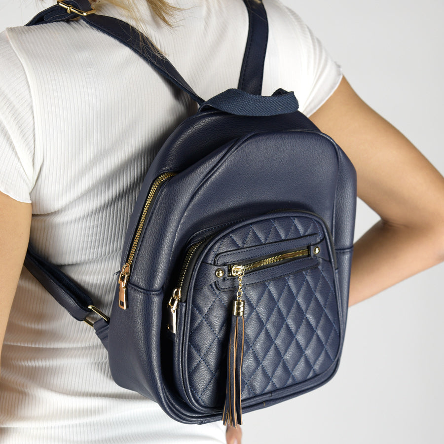 Stylish Navy Backpack