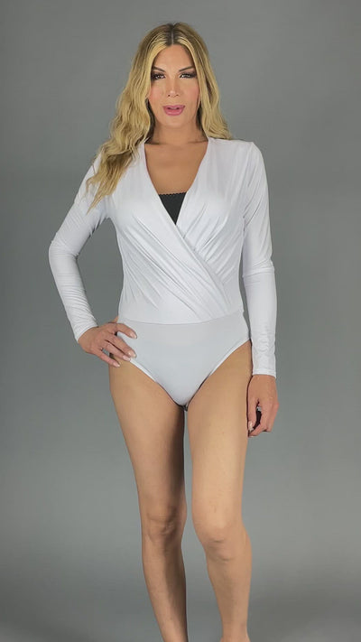 En Femme Wrap Style Bodysuit