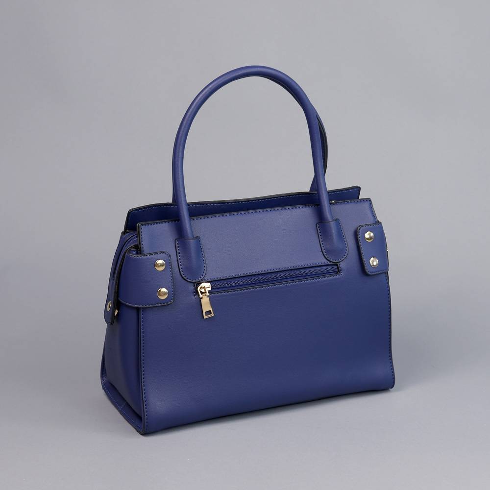 Bow Leatherette Satchel