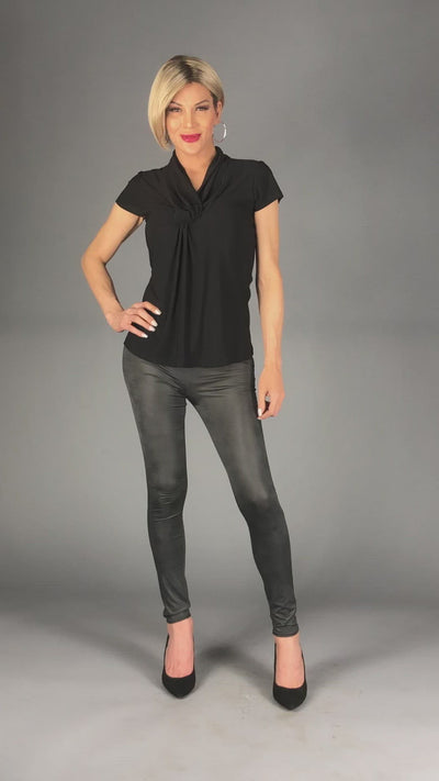 En Femme Exclusive Leggings with Built In Tucking