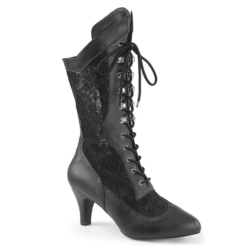 Mid-Calf Lace Boot - Wider Width!