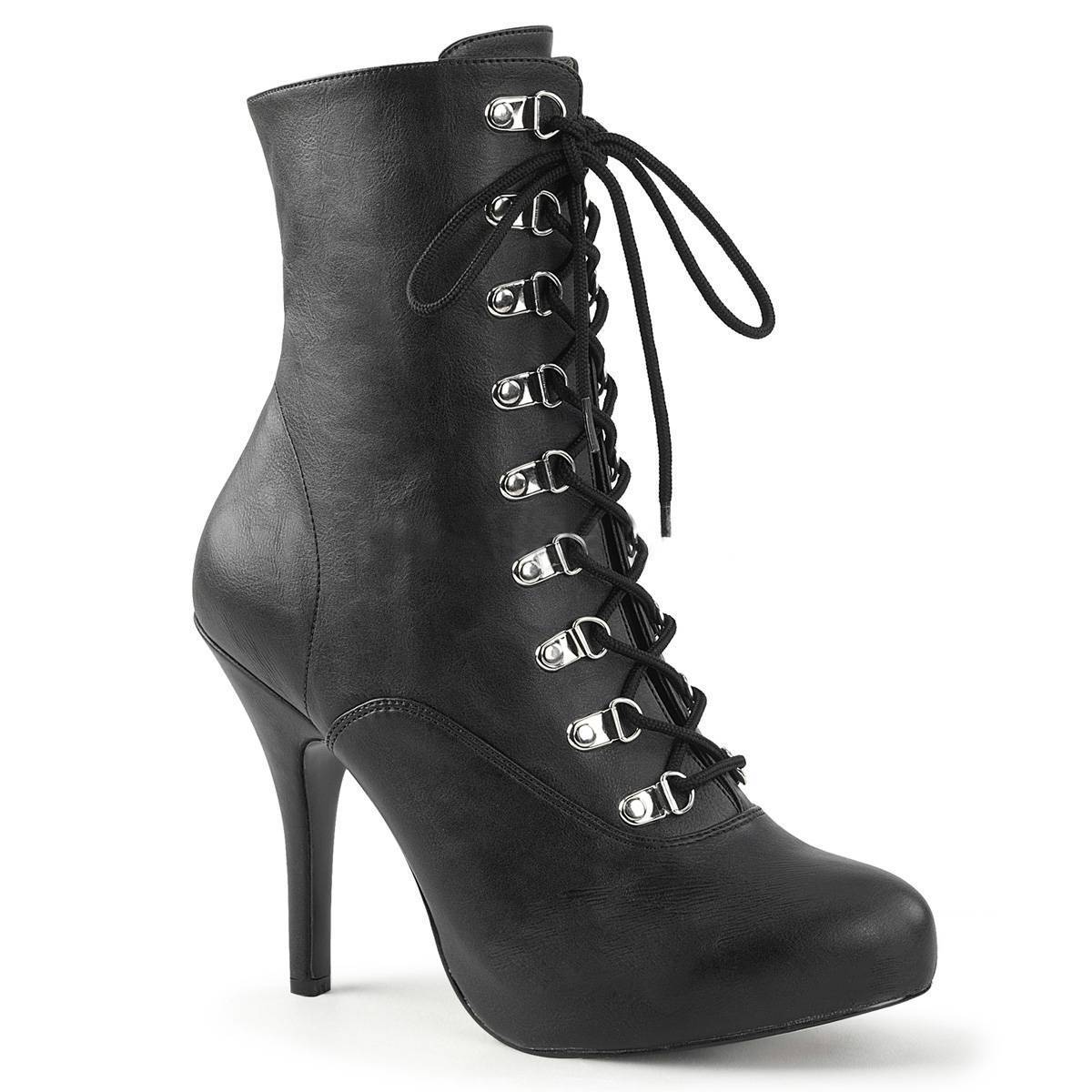 Lace Up Leather Boot with 5