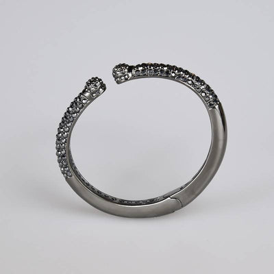 Stackable Hinge Back Pavé Cuff Bracelet