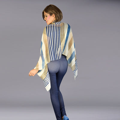 Classic Striped Shawl