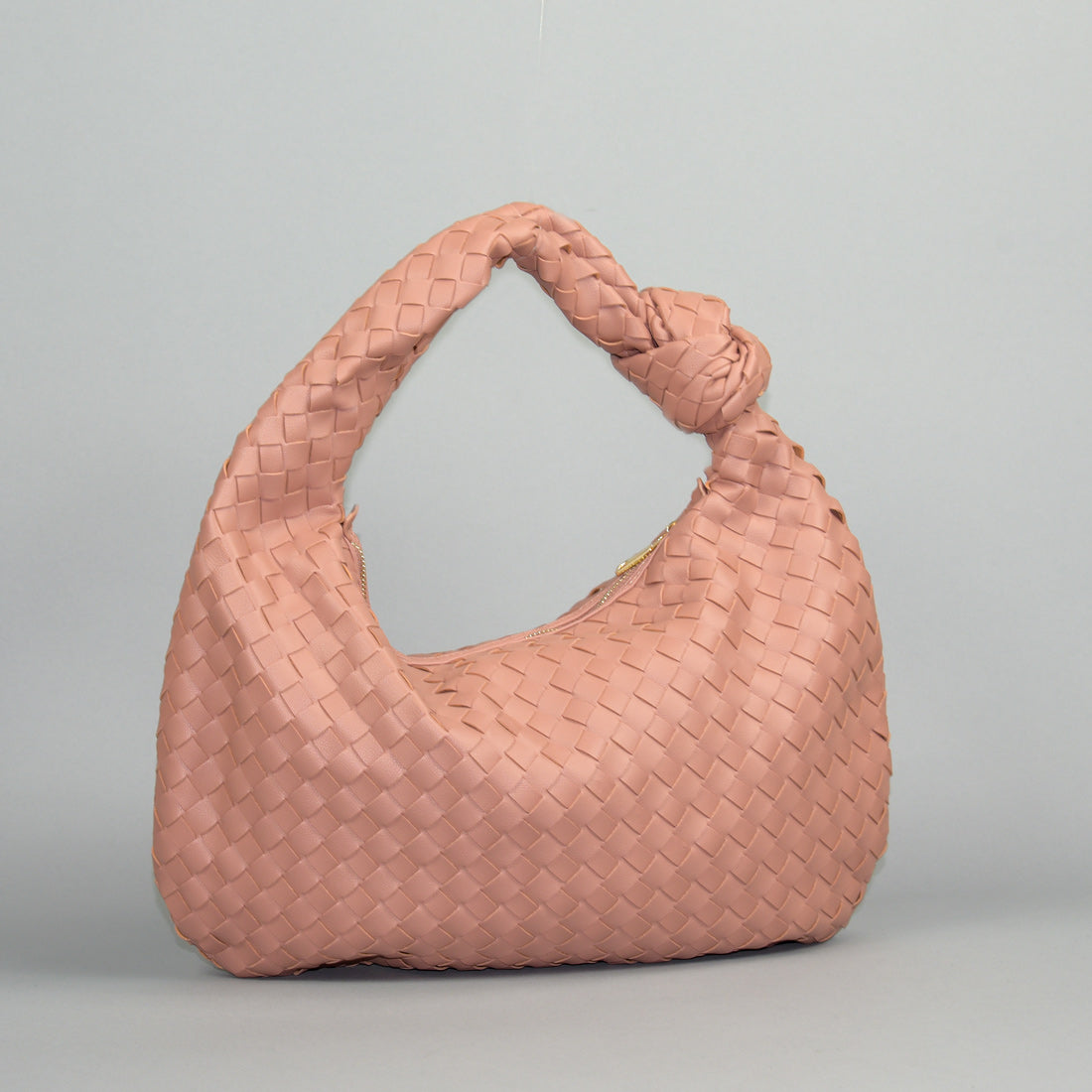 Sophisticated Knotted Woven Large Tote